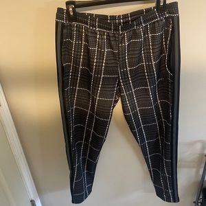 Adidas plaid joggers